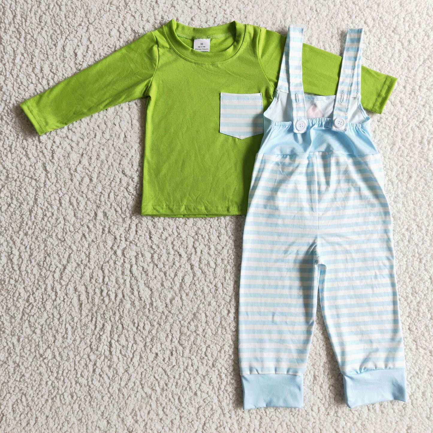 BLP0074 Baby Boy Kids Christmas Overall Pants Outfit