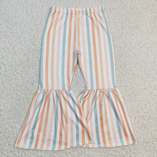 P0059 Baby Girl Striped Bell Bottom Pants