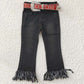 GB0007 Baby Girl Kids Red Rhinestones Belt