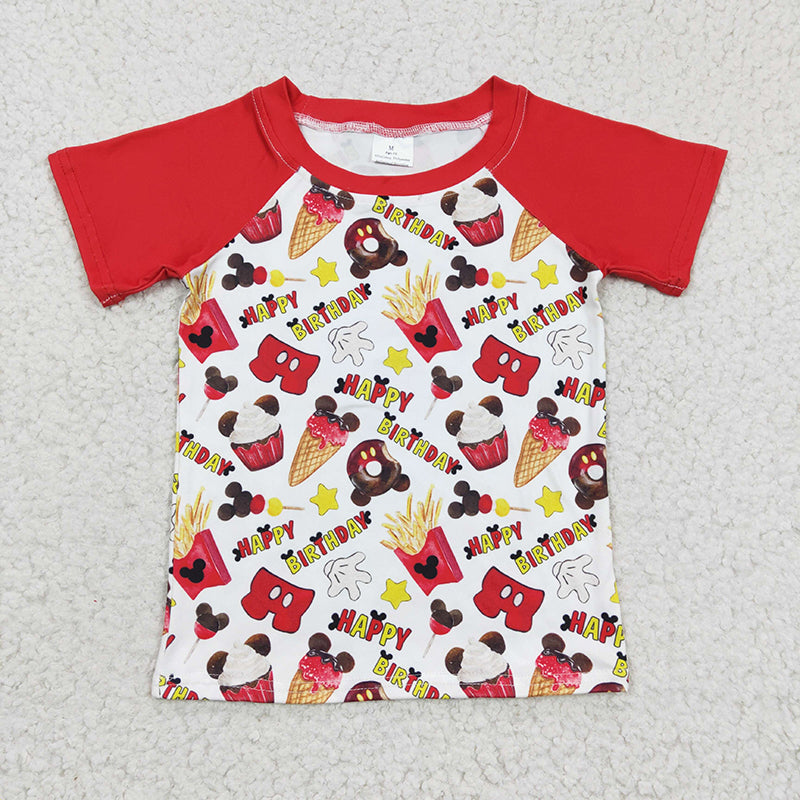 BT0138 Baby Boy Happy Birthday Short Sleeve Shirt