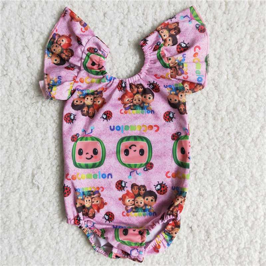 Watermelon One Piece Baby Girl Swimsuit