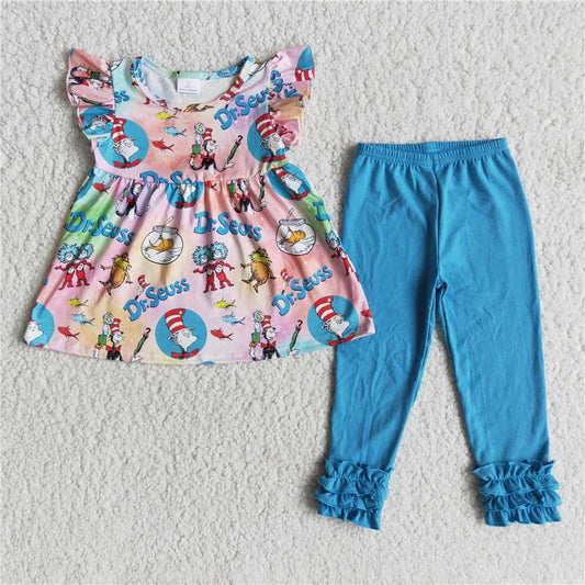 Baby Girl Ruffle Pants Set