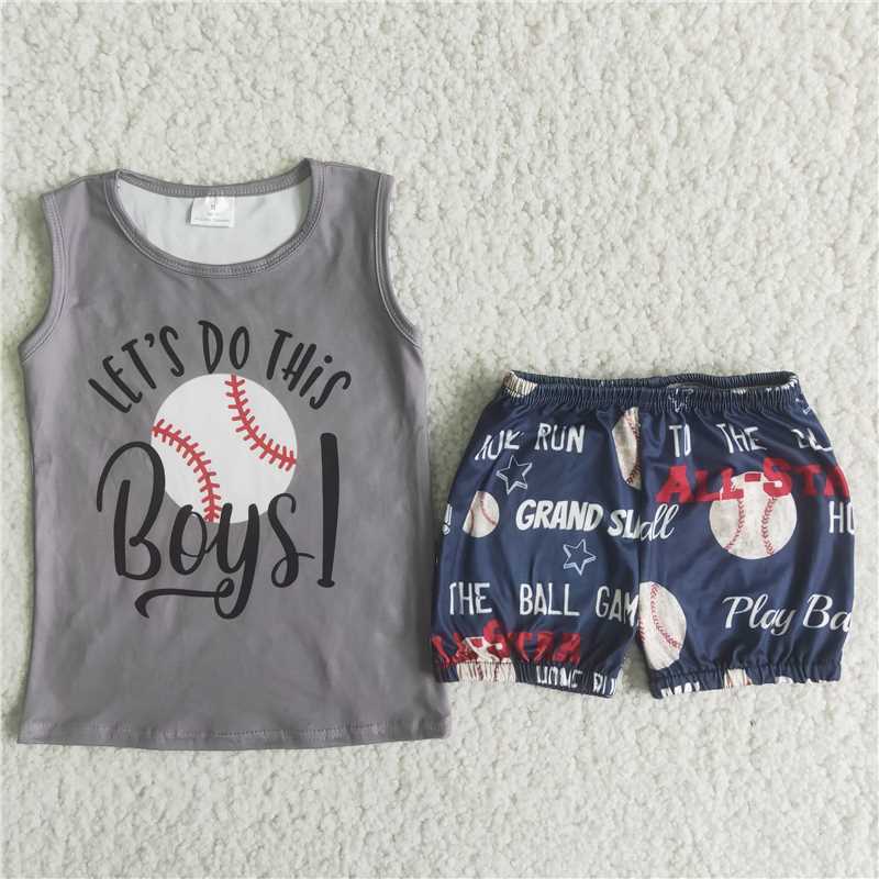 Baby Boy Tank Ball Outfit