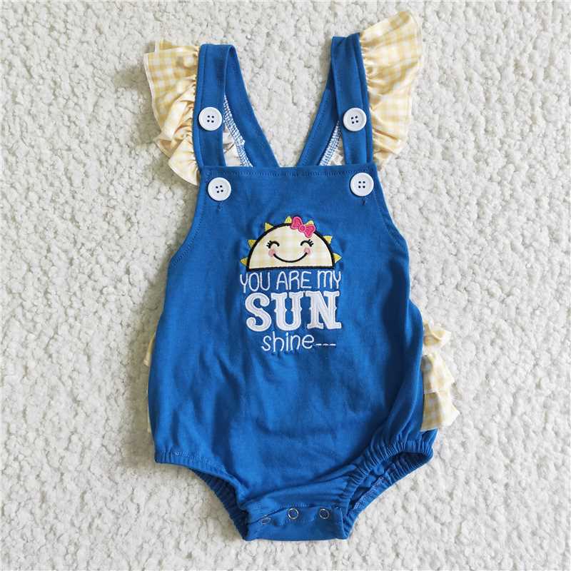 SR0035 Baby Girl Embroidery Romper