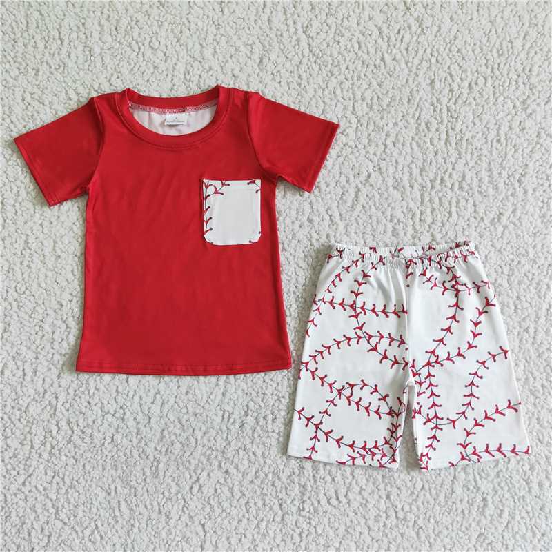 GSD0029 Baby Girl Baseball Pocket Dress