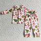 6 C8-38 Christmas Baby Girl Pants Pajamas Cartoon Sleepwear Set