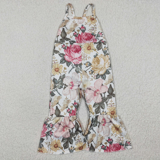 SR0248 Baby Girl Summer Floral Jumpsuit