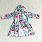 GT0026 Baby Girl Christmas Hoodie Dress Coat