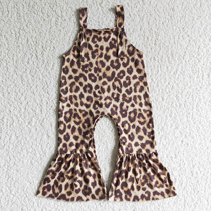 SR0087 Leopard Baby Girl Jumpsuit