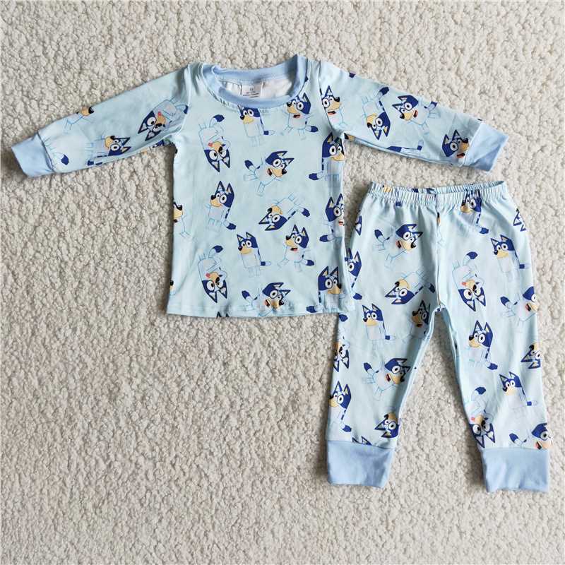 6 A3-20 Baby Boy Dog Pants Pajamas Outfit