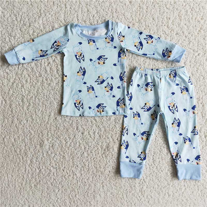 6 A3-20 Baby Boy Dog Pants Pajamas Outfit