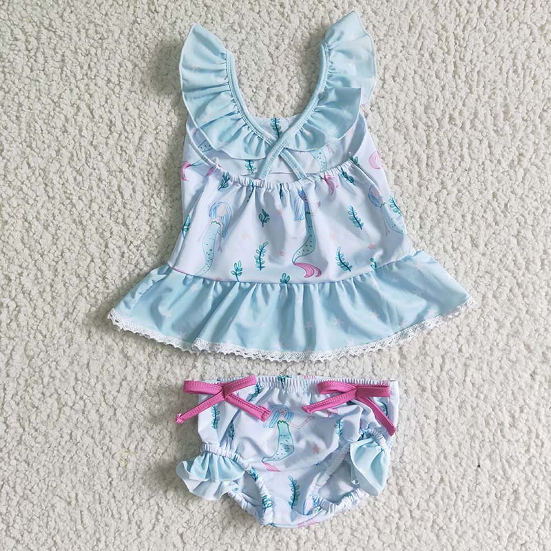 S0028 Summer Baby Girl Swim Suit Outfit