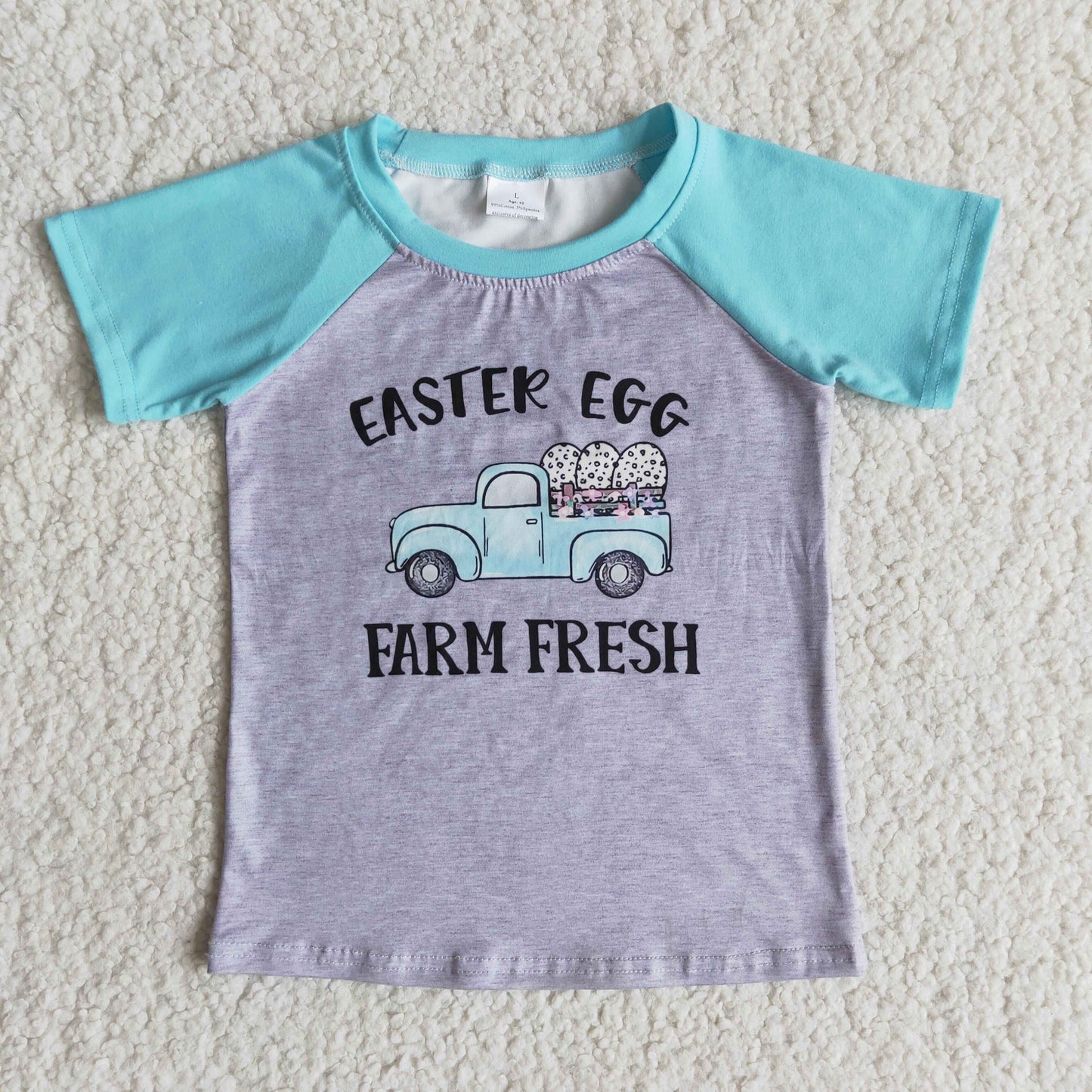 E7-15 Easter Boys Egg Farm Fresh Top