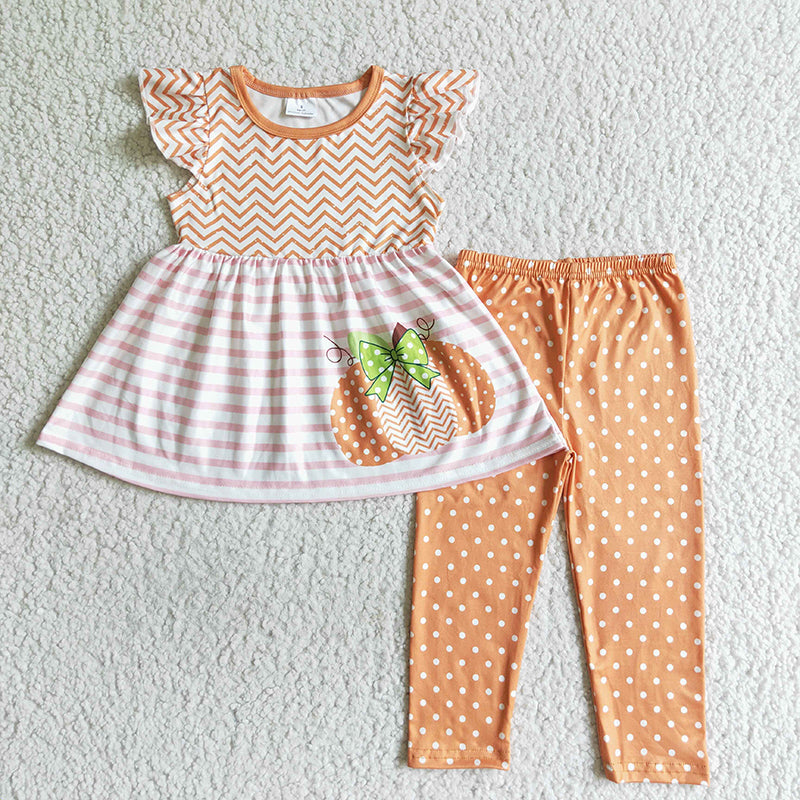 GSPO0172 Baby Girl Pumpkin Outfit