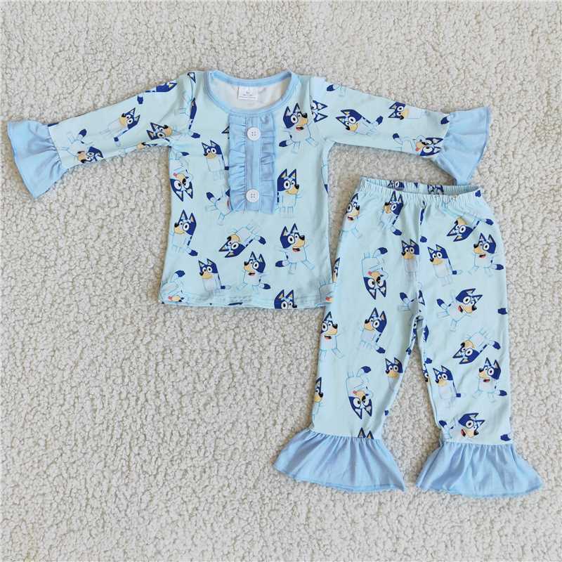 6 A3-20 Baby Boy Dog Pants Pajamas Outfit