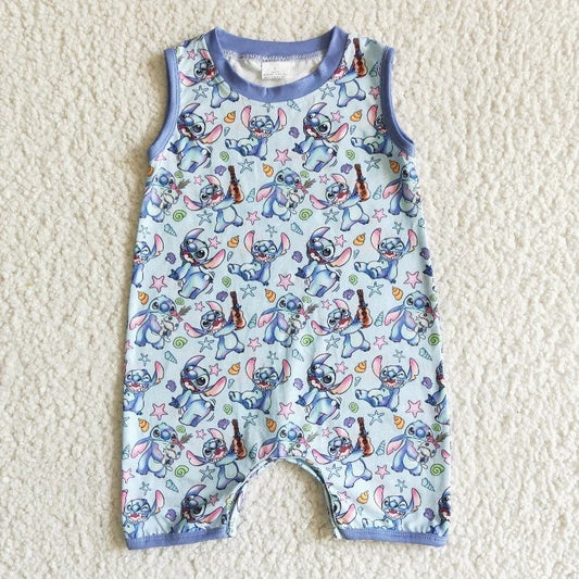 SR0009 Baby Boy Cartoon Romper