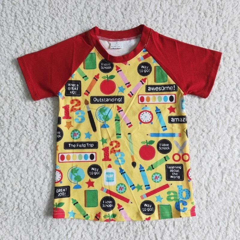 A12-17-1 Baby Boy School Shirt