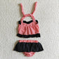 S0008 Cartoon Summer Swimsuit Embroidery Outfit