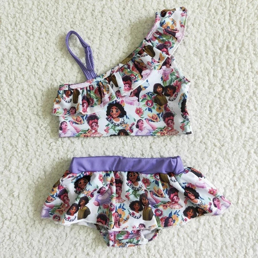 S0014 Flower Swim Suit Outfit