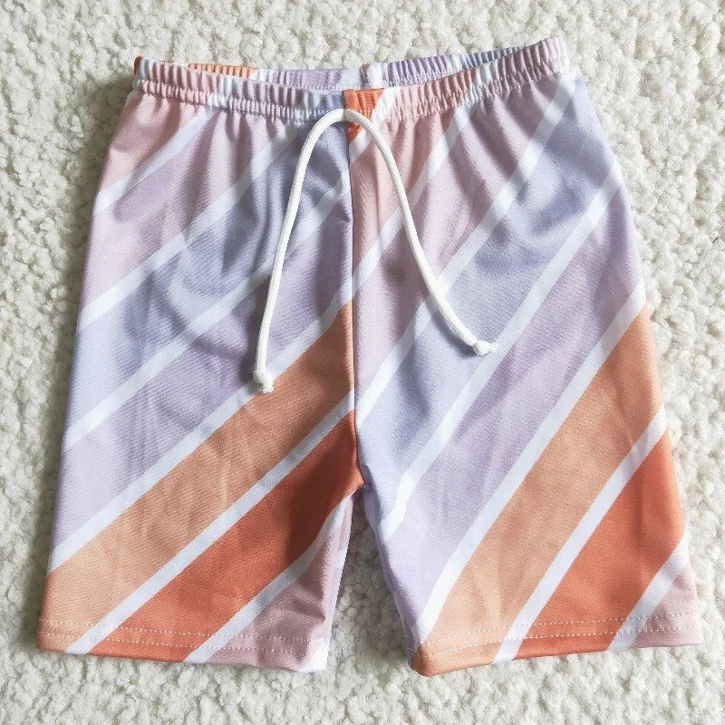 SS0006 Baby Boy Summer Stripe Swim Suit Trunks Shorts
