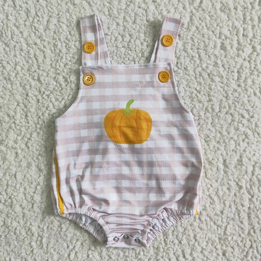 A7-17-1 Baby Boy Pumpkin Romper