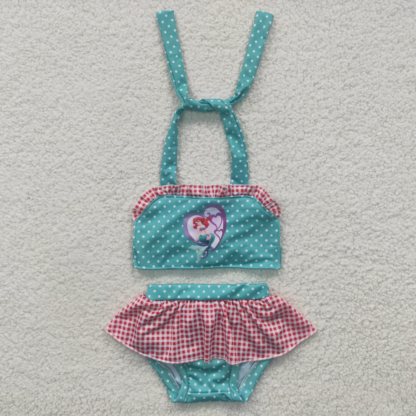 S0057 Baby Girl Princess Swimsuit Summer Outfit