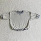 LR0240 Baby Kids Grey Cotton Romper