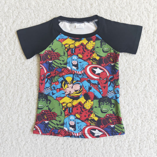 A8-21-1 Baby Boy Cartoon Summer Shirt