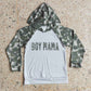 6 A30-28 Mama's Boy Hoodie Camo Baby Kids Long Sleeves Shirt