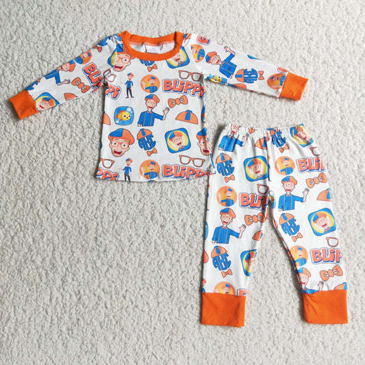 6 C8-21 Baby Boy Kids Cartoon Pajamas Outfit