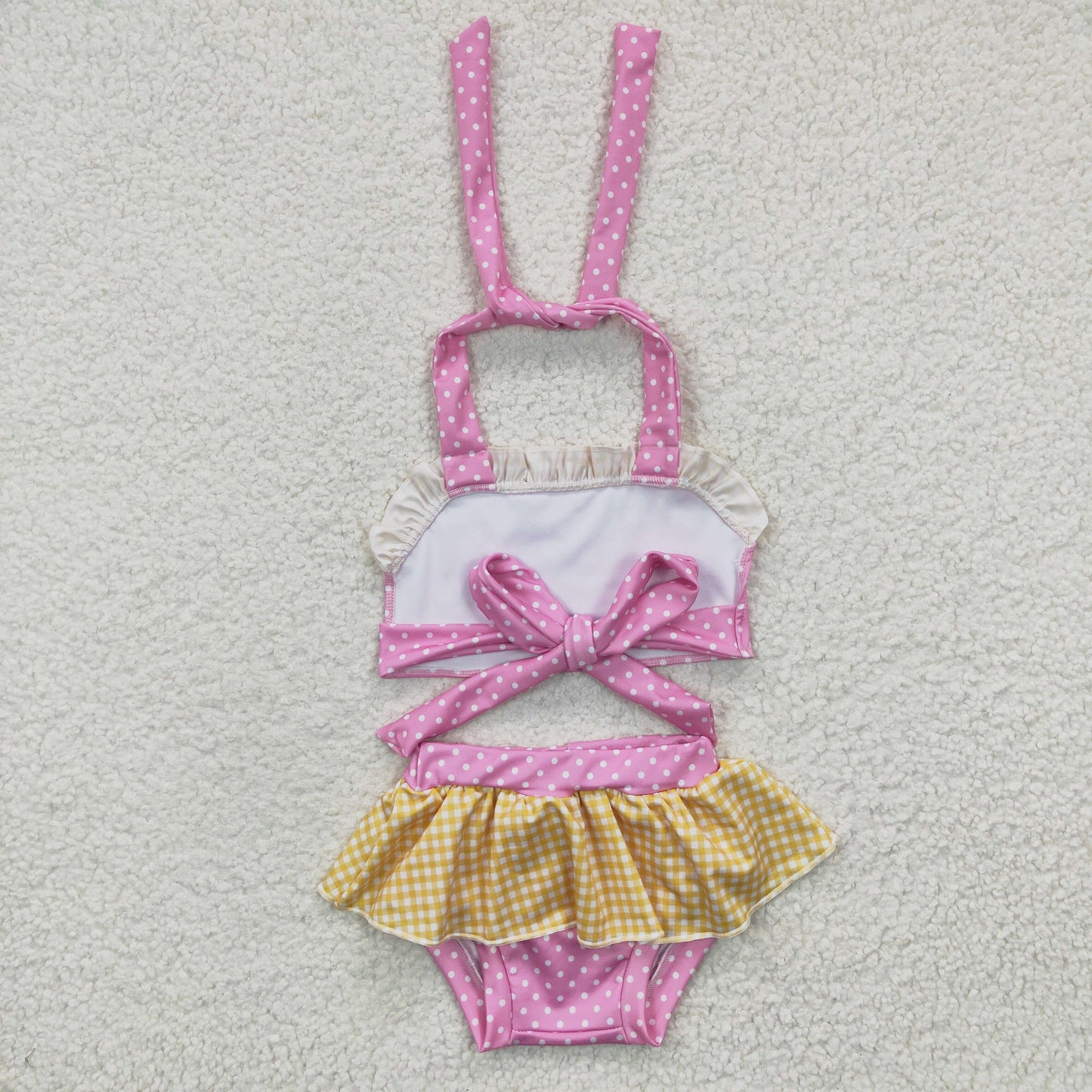 S0058 Baby Girl Princess Swimsuit Summer Outfit