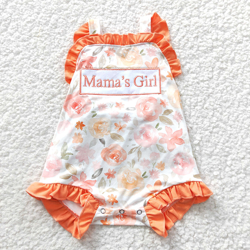 SR0330 Mommy's Girl Floral Summer Romper