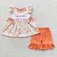 GSSO0235 Mommy's Girl Floral Short Sleeves Shorts Summer Outfit