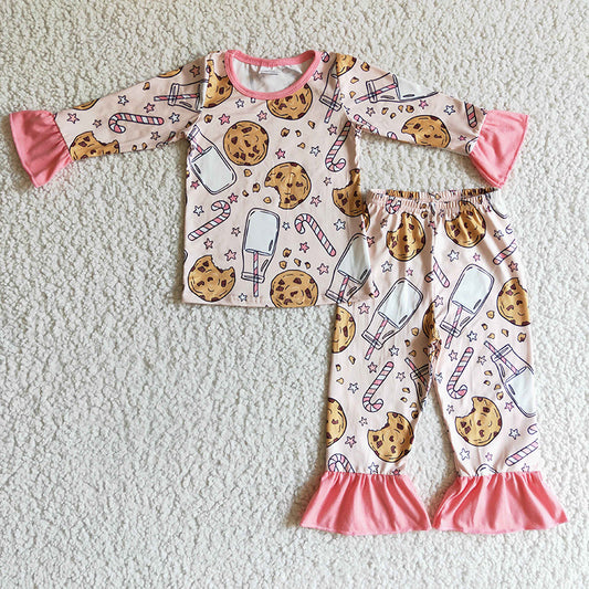 GLP0189 Baby Girls Christmas Pajamas
