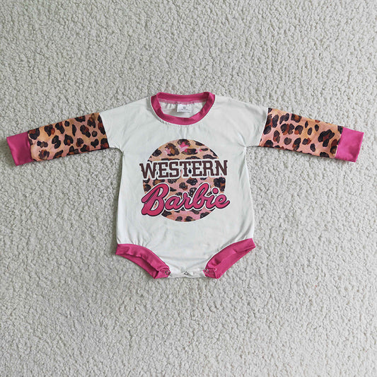 LR0033 Baby Girl Fall Romper