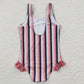 S0049 Baby Girl Striped One Piece Summer Swimsuit