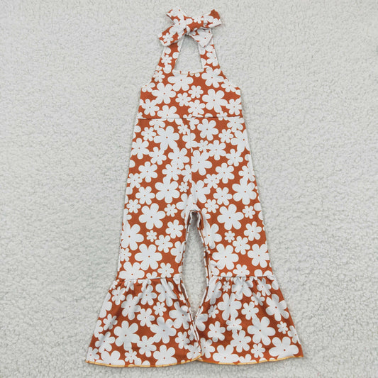 SR0315 Baby Girl Summer Floral halter Summer Jumpsuit