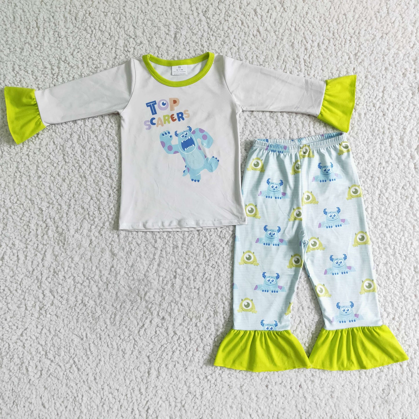 GLP0154 Baby Girl Cartoon Pajamas