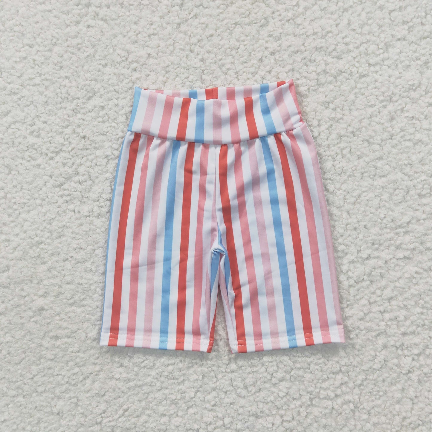SS0030 Pre-order Baby Girl Striped Biking Summer Shorts