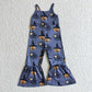 SR0066 Baby Girl Halloween Pumpkin One-piece Jumpsuit