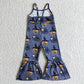 SR0066 Baby Girl Halloween Pumpkin One-piece Jumpsuit