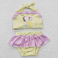 S0055 Baby Girl Princess Swimsuit Summer Outfit