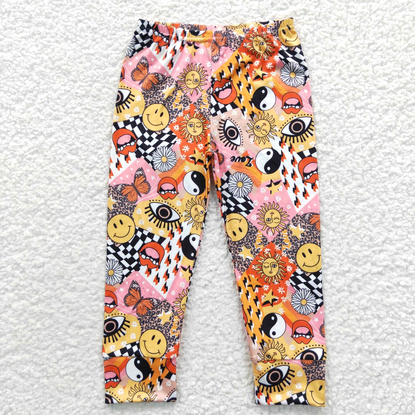 P0130 Baby Girl Floral Pants