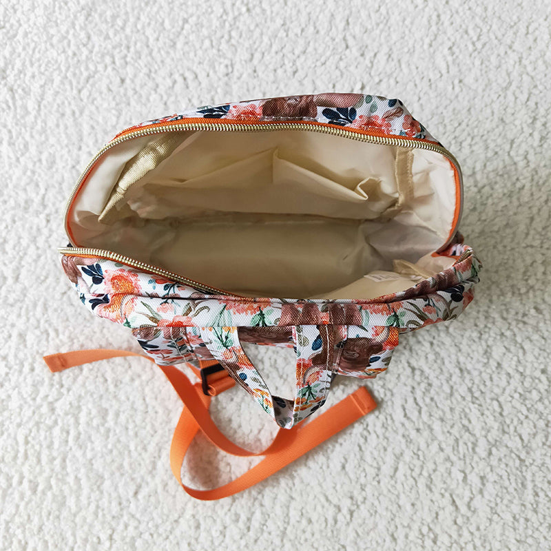 BA0027 Baby Western Cow Flower Backpack
