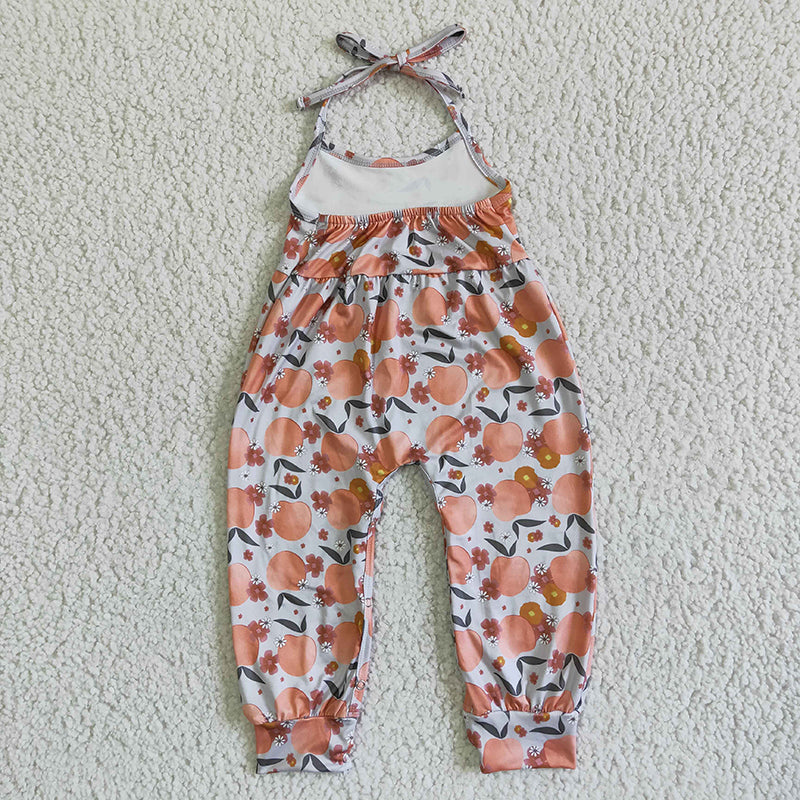 SR0052  Baby Girl Peach One-piece Jumpsuit