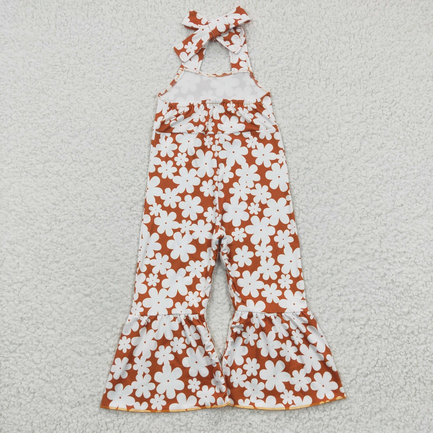 SR0315 Baby Girl Summer Floral halter Summer Jumpsuit