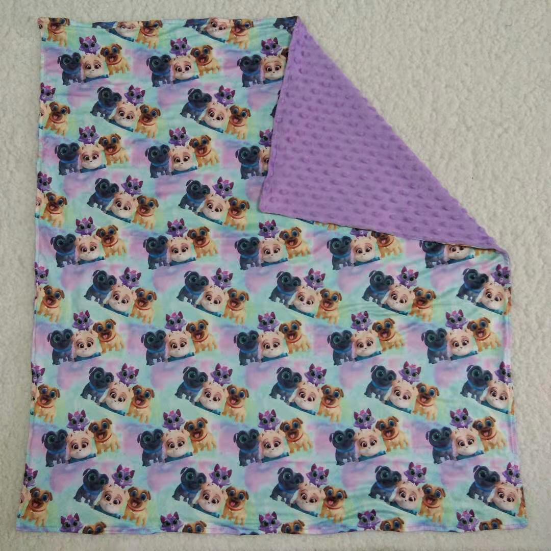 Baby Purple Dog Blanket