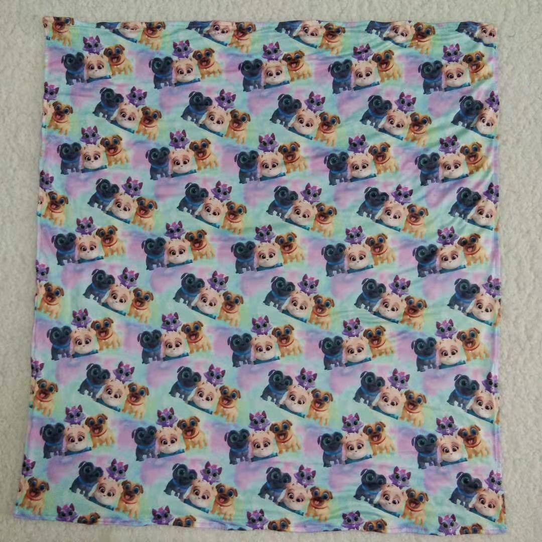 Baby Purple Dog Blanket