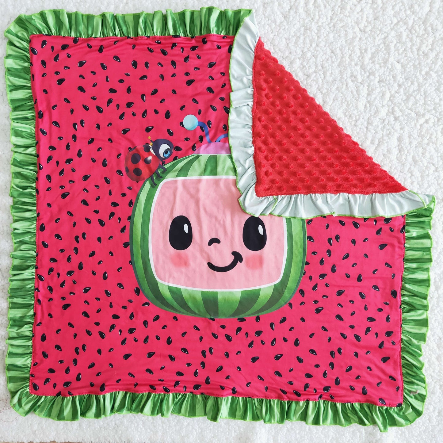 Baby Red Watermelon Blanket