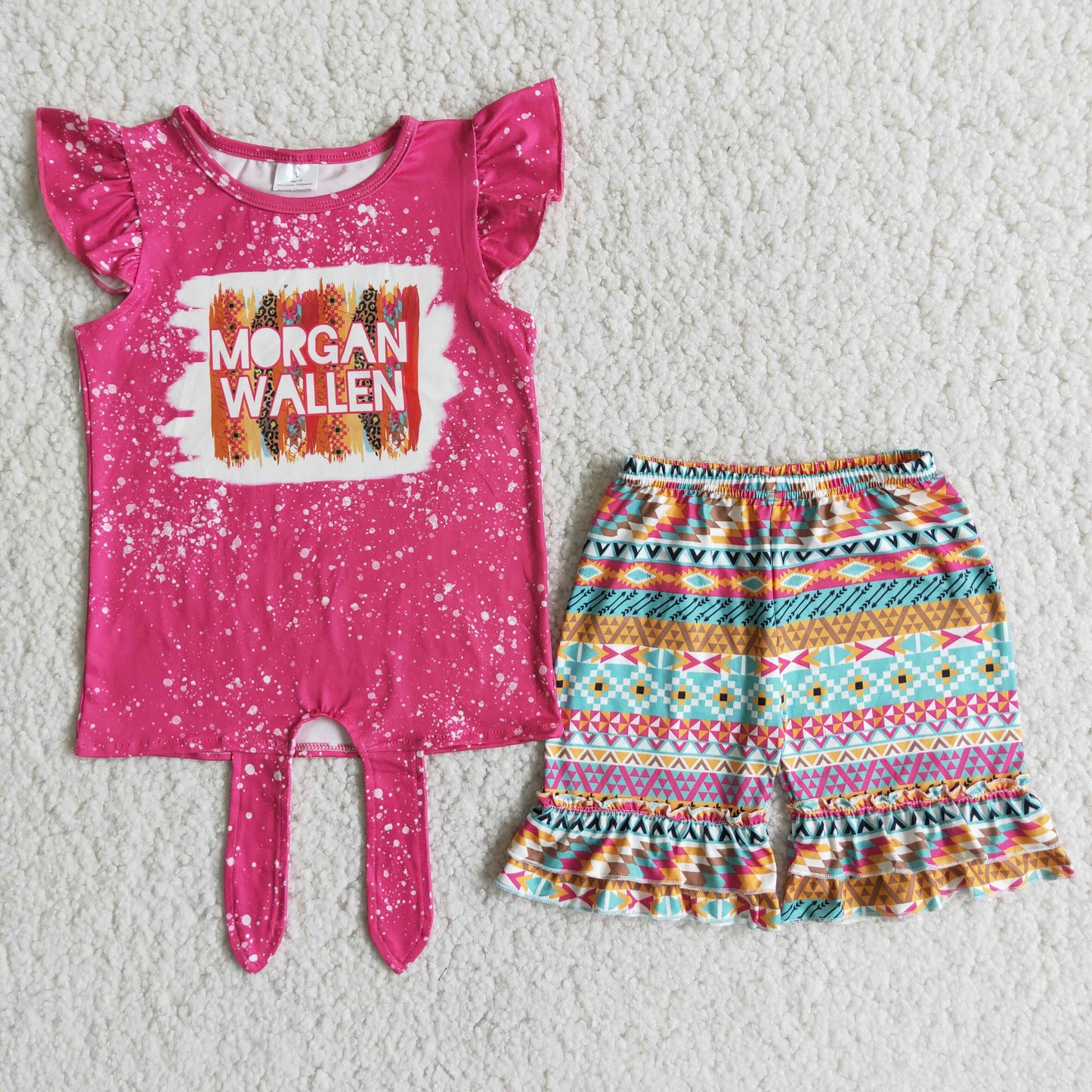 Baby Girl Summer Music Singer Shorts Outfit